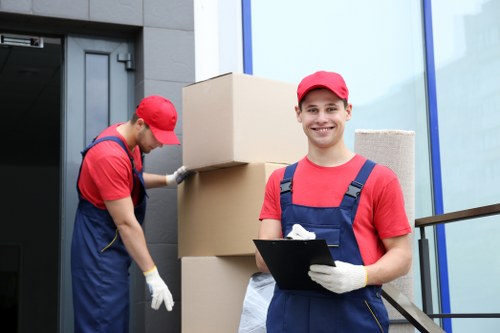 Local team collecting bulky furniture in St Jamess