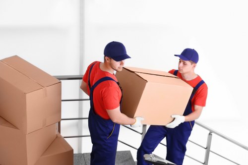 Local home moving team supporting a residential move in St Jamess