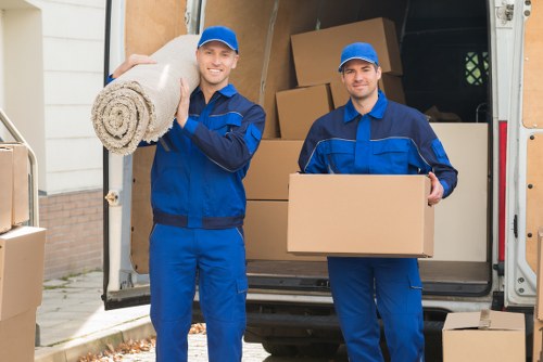 Man and van removals service in St Jamess handling local home furniture move