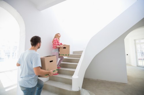 Careful packing of office furniture and equipment for a St Jamess relocation